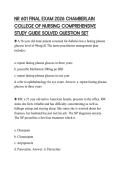 NR 601 FINAL EXAM 2026 CHAMBERLAIN COLLEGE OF NURSING COMPREHENSIVE STUDY GUIDE SOLVED QUESTION SET