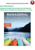 Managerial Accounting&colon; Tools for Business Decision Making &lpar;9th Edition&rpar; by Jerry J&period; Weygandt & Paul D&period; Kimmel &ndash; Complete Solution Manual for Chapters 1&ndash;14