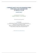 Cardiovascular and Respiratory Diseases and Disorders Nursing Exam 2026&sol;2027 &ndash; 100 Verified Questions and Correct Answers &vert; A&plus; Graded