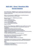 MAR 4841 - Exam 3 Questions With Correct Answers