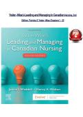 Yoder-Wise&rsquo;s Leading and Managing in Canadian Nursing 2nd Edition &lpar;2020&rpar; &ndash; Solution Manual &lpar;PDF&rpar;
