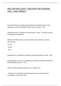 MED 300 FINAL EXAM - QUESTIONS AND ANSWERS 2026 &vert; 100&percnt; CORRECT&period;