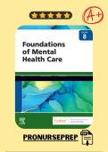 Foundations of Mental Health Care 8th Edition Questions and Answers &vert; Chapters 1&ndash;33 &vert; Nursing Exam Prep