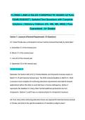 FLORIDA LAWS & RULES CHIROPRACTIC BOARD ACTUAL EXAM 2026&sol;2027 &vert; Updated Test Questions with Complete Solutions &vert; Statutory Citations &lpar;Ch&period; 456&comma; 460&comma; 64B2&rpar; &vert; Pass Guaranteed - A&plus; Graded