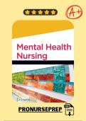 Mental Health Nursing 6th edition &ndash; Test Bank Questions and Answers &vert; Chapters 1&ndash;22 &vert; Nursing Exam Prep
