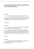 ICS 300 - QUESTIONS AND ANSWERS &vert; WINTER 2026 &vert; WITH COMPLETE SOLUTION&period;