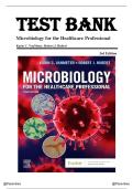 Test Bank for Microbiology for the Healthcare Professional 3rd Edition By Karin C&period; VanMeter&comma; Robert J&period; Hubert &vert; All Chapters 1 - 25&period;