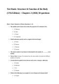Test Bank For Structure & Function of the Body 17th Edition by 2026T&period; Patton & Frank B&period; Bell & Terry Thompson & Peggie L&period; Williamson 