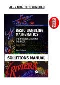Basic Gambling Mathematics 2nd Edition &lpar;2024&rpar; - Mark Bollman - Solutions Manual &lpar;PDF&rpar;