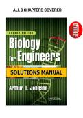 Biology for Engineers 2nd Edition &lpar;2019&rpar; - Arthur T&period; Johnson - Solutions Manual &lpar;PDF&rpar;