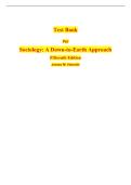 Test Bank For Sociology&colon; A Down-to-Earth approach Fifteenth Edition James M&period; Henslin All Chapters Complete and Verified A&plus; Study Guide