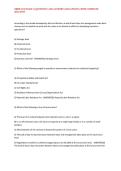 OBHR 3330 EXAM 5 &vert; QUESTIONS AND ANSWERS &vert; 2026 UPDATE &vert; WITH COMPLETE SOLUTION