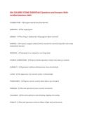 GIA COLORED STONE ESSENTIALS Questions and Answers With Verified Solutions 2025&sol;2026&period; Exam Revision Questions And Correct Answers &vert; Graded A&plus; &vert; 2025&sol;2026