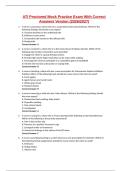 ATI Proctored Mock Practice Exam With Correct Answers Version &lpar;2026&sol;2027&rpar;