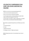 ATLS PRACTICE COMPREHENSIVE EXAM SCRIPT 2026 SOLVED QUESTIONS FULL SOLUTION