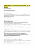 Ohio Board of Psychology Oral Exam Study Guide&period;