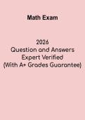 Math &vert; Study Guide and Practice Questions PDF