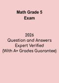 Math Grade 5 &vert; Study Guide and Practice Questions PDF