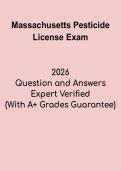 Massachusetts Pesticide License Exam &vert; Study Guide and Practice Test PDF