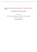 NURS 3321 Evidenced Based Practice&colon; Finding the Evidence &ndash; 2026 Update with complete solutions&period;