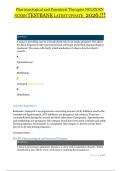 Pharmacological and Parenteral Therapies NCLEX RNNCSBN TESTBANK LATEST UPDATE 2026&period;&excl;&excl;&excl;