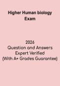 Higher Human Biology Study Guide &vert; Advanced Human Biology Concepts and Exam Revision