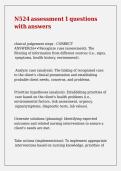 N524 assessment 1 questions with answers 