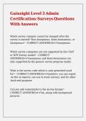 Gainsight Level 3 Admin Certification-Surveys Questions With Answers&period;