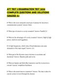 ATT TEST 3 EXAMINATION TEST 2026 COMPLETE QUESTIONS AND SOLUTIONS GRADED A&plus;