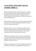 AU 60 ACTUAL EXAM SCRIPT 2026 FULL ANSWERS VERIFIED A&plus;