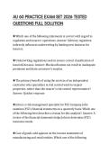 AU 60 PRACTICE EXAM SET 2026 TESTED QUESTIONS FULL SOLUTION