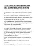 AU 60 CERTIFICATION EXAM STUDY GUIDE 2026 QUESTIONS SOLUTIONS REVIEWED
