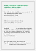 EDF 6226 final exam study guide questions with answers 