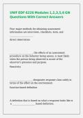 UWF EDF 6226 Modules 1&comma;2&comma;3&comma;5&comma;6 GN Questions With Correct Answers