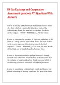 PN Gas Exchange and Oxygenation Assessment questions ATI Questions With Answers&period;