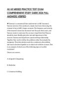 AU 60 MISSED PRACTICE TEST EXAM COMPREHENSIVE STUDY GUIDE 2026 FULL ANSWERS VERIFIED
