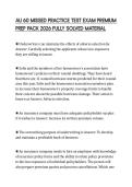 AU 60 MISSED PRACTICE TEST EXAM PREMIUM PREP PACK 2026 FULLY SOLVED MATERIAL