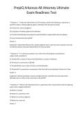 PrepIQ Arkansas AR Attorney Ultimate Exam Readiness Test