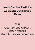 North Carolina Pesticide Applicator Certification Study Guide &vert; Exam Prep & Safety Review