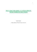 WGU C206 TASK 1EDIT 1 &vert; LATEST UPDATE WITH COMPLETE SOLUTIONS