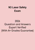 N3 Laser Safety Study Guide &vert; Laser Operation & Workplace Safety Training