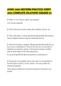 AVMG 2050 MIDTERM PRACTICE SCRIPT 2026 COMPLETE SOLUTIONS GRADED A&plus;