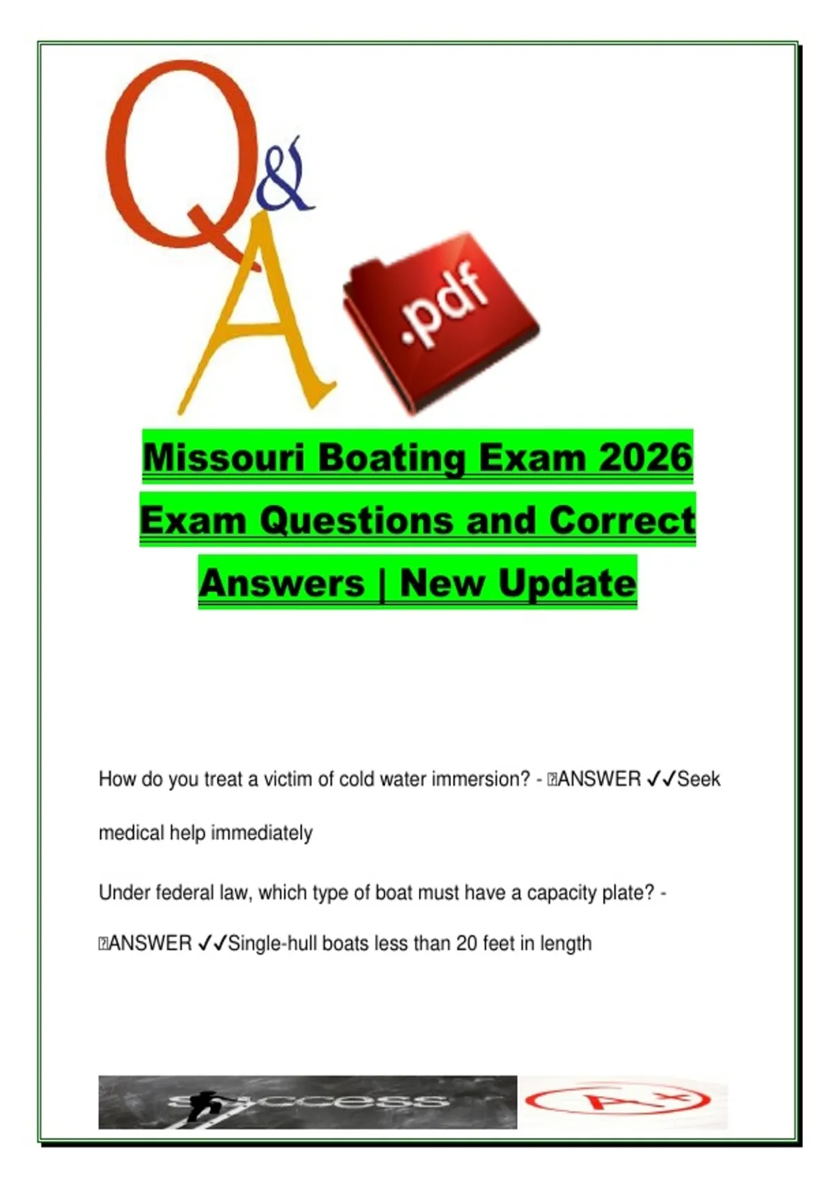 Missouri Boating Safety Exam 2026 (50 Questions) – BOAT-ED Safety ...