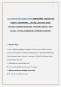 ATI CMS Pack All 9 Subjects in One&colon; Pharmacology&comma; Med-Surg&comma; OB&comma; Pediatrics&comma; Mental Health&comma; Leadership&comma; Community Health&comma; Nutrition&comma; Fundamentals Questions with Verified Answers &vert; 100&percnt; Accuracy &vert; Nursing Fundamentals Certification &vert; Graded A&plus;