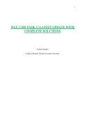 WGU C205 TASK 1 &vert; LATEST UPDATE WITH COMPLETE SOLUTIONS