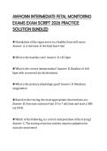 AWHONN INTERMEDIATE FETAL MONITORING EXAMS EXAM SCRIPT 2026 PRACTICE SOLUTION BUNDLED