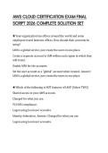 AWS CLOUD CERTIFICATION EXAM FINAL SCRIPT 2026 COMPLETE SOLUTION SET