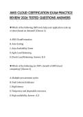AWS CLOUD CERTIFICATION EXAM PRACTICE REVIEW 2026 TESTED QUESTIONS ANSWERS