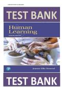 Human Learning 8th Edition by Jeanne Ormrod Test Bank &vert;ISBN&colon; 9780134893662&vert; Guide A&plus;