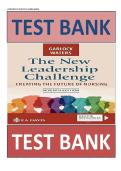 The New Leadership Challenge&colon; Creating the Future of Nursing Seventh Edition by Abby E&period; Garlock Test Bank &vert;ISBN&colon; 9781719650601&vert; Guide A&plus;